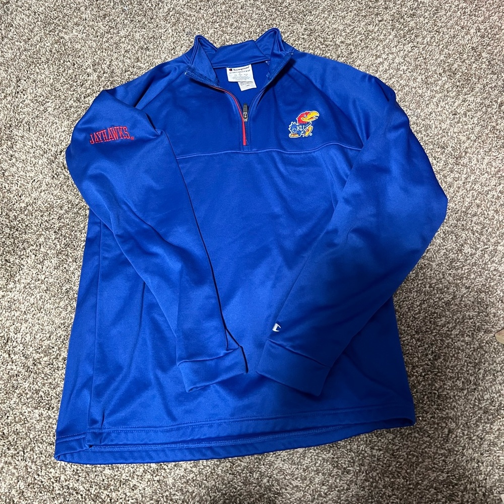 Champion Blue Quarter-Zip Pullover